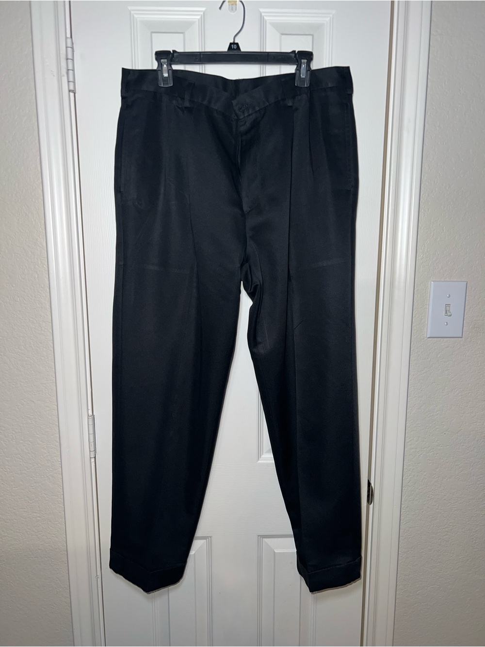 Men's Black Dress Trousers